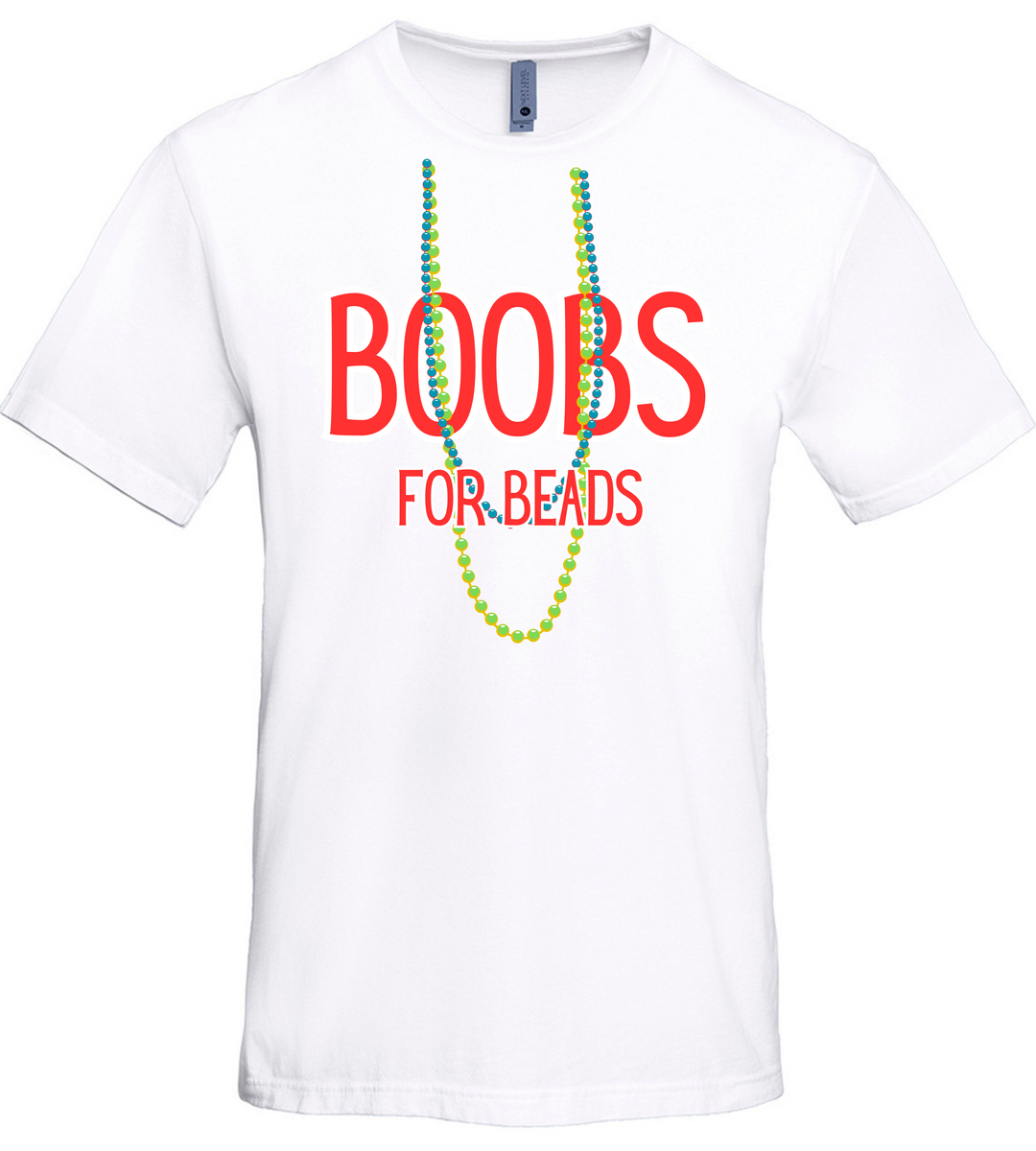 Boobs For Beads Unisex Men Women T-Shirt