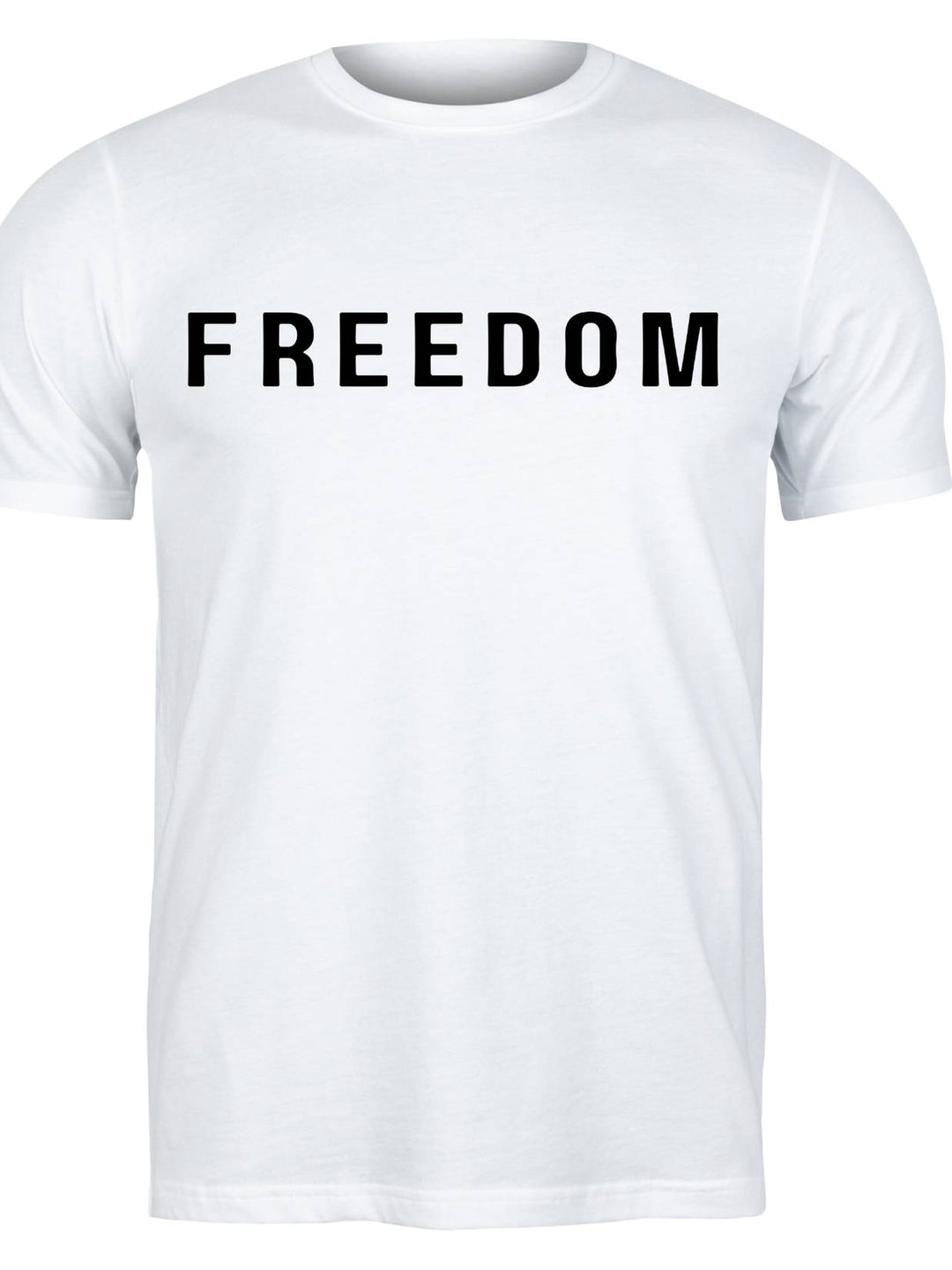 FREEDOM - White and Black T-Shirt