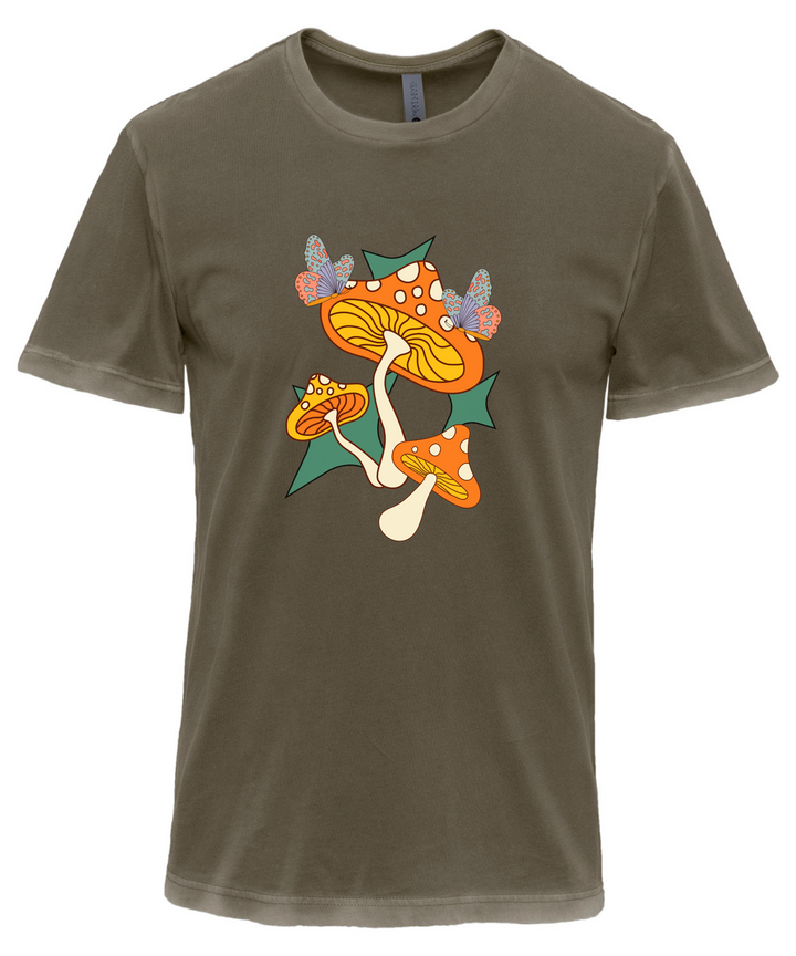 Mushroom Art  Unisex Women Men T-Shirt