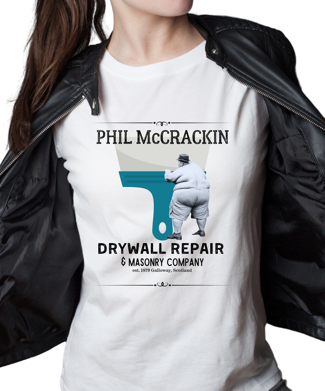 Phil McCrackin Ladies Cut Relaxed Fit T-Shirt