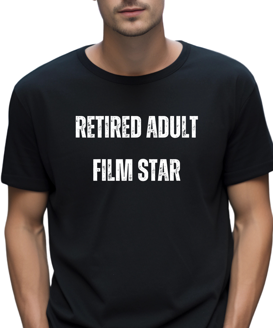 Retired Adult Film Star Unisex Women Men T-Shirt