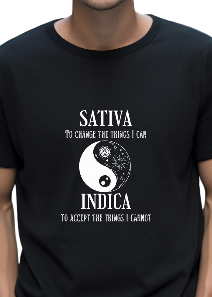 Sativa Indica Funny Weed T-Shirt