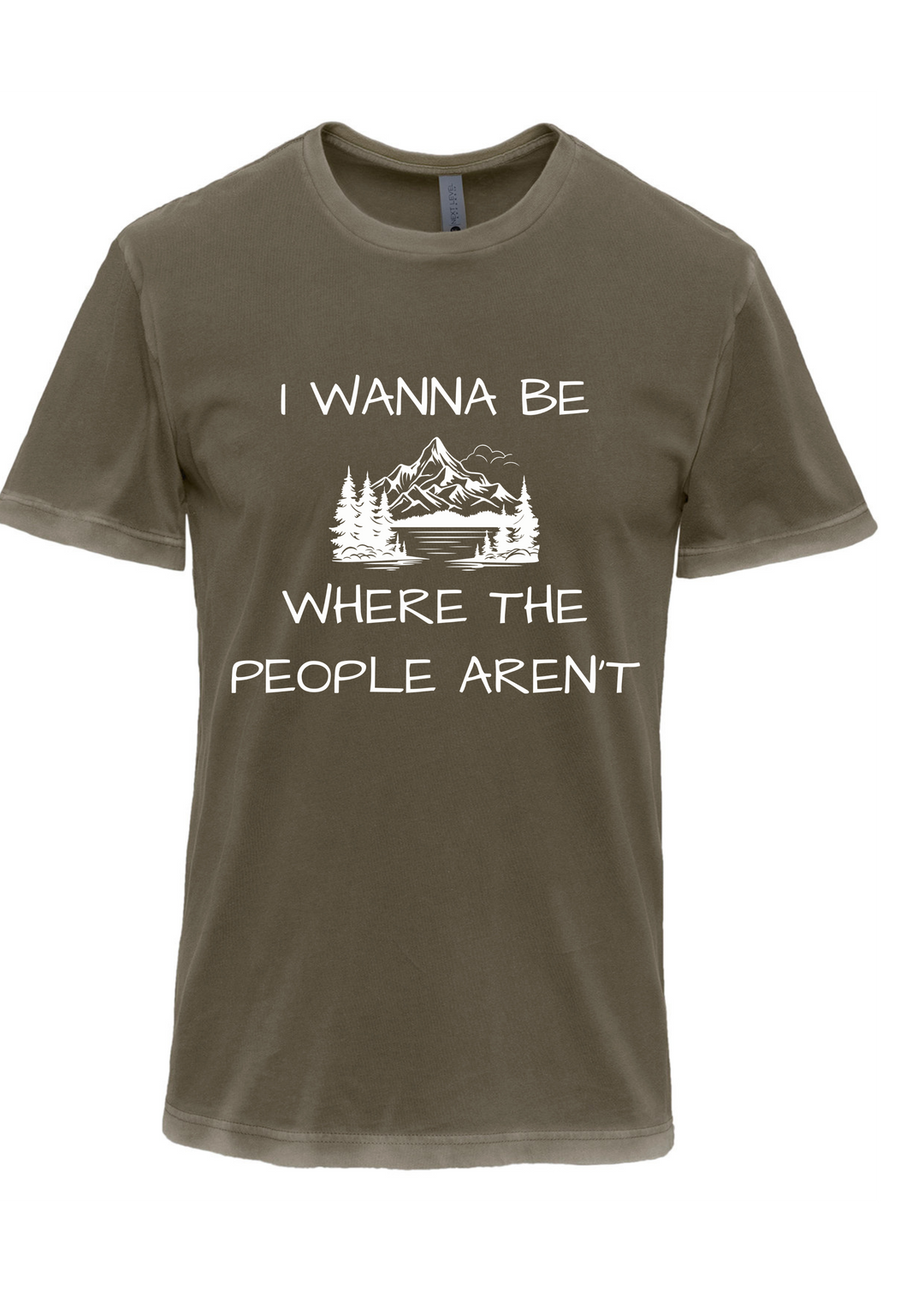I Wanna Be Where The People Aren't Unisex T-Shirt