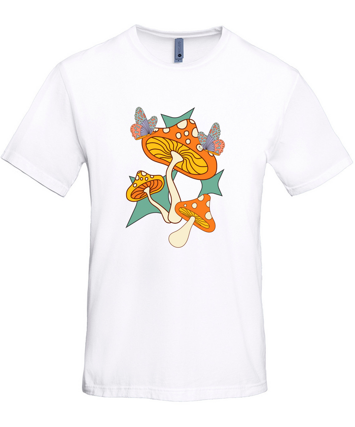 Mushroom Art  Unisex Women Men T-Shirt