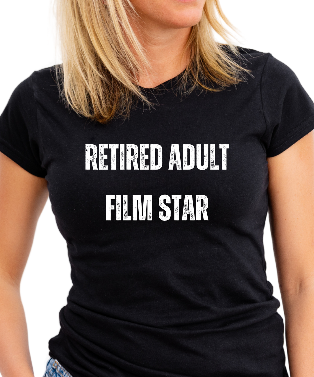 Retired Adult Film Star Ladies Cut Relaxed Fit T-Shirt