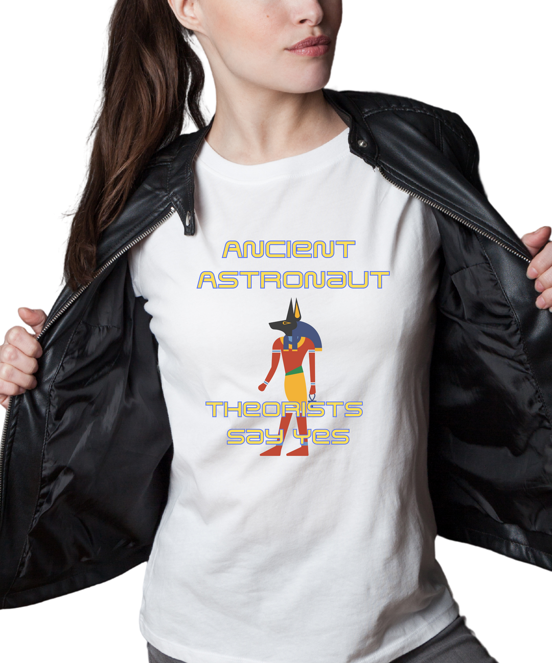 Ancient Astronaut Theorists Say Yes Ladies Cut Relaxed Fit  T-Shirt