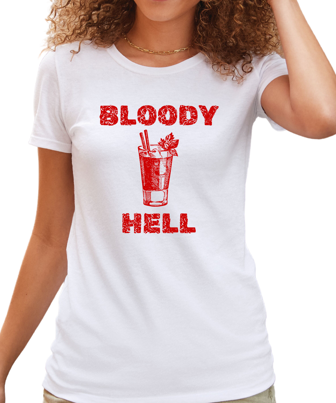 Bloody Hell Ladies Cut Relaxed Fit T-Shirt