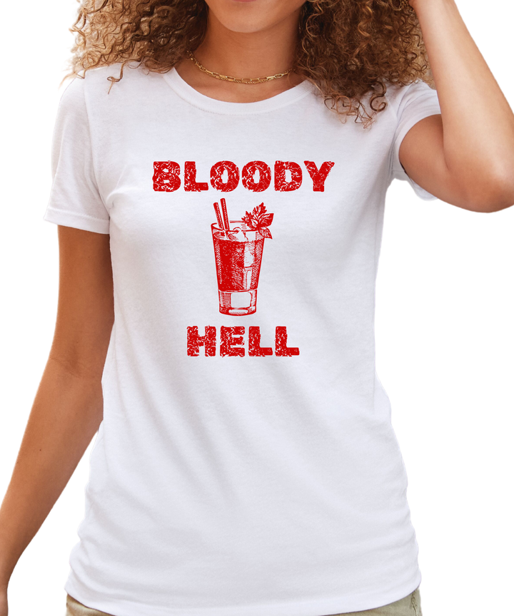 Bloody Hell Ladies Cut Relaxed Fit T-Shirt