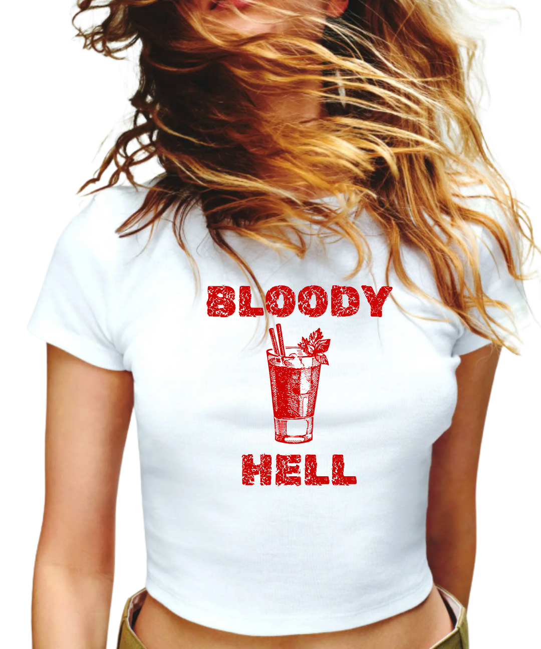 Bloody Hell Ladies Crop Top