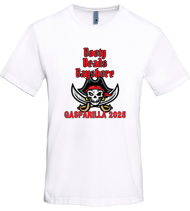 Booty Beads Bayshore Gasparilla 2025  Unisex Women Men T-Shirt