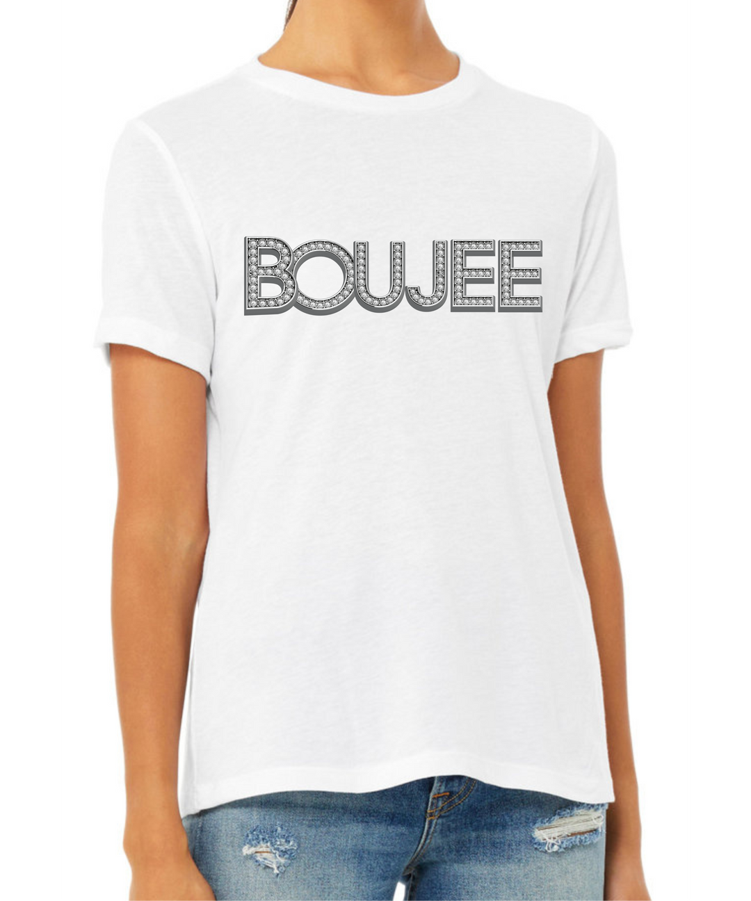 BOUJEE Ladies Cut Relaxed Fit T-Shirt