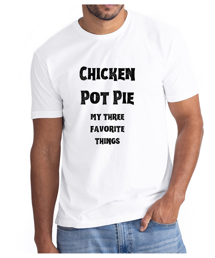 Chicken Pot Pie Unisex Women Men T-Shirt