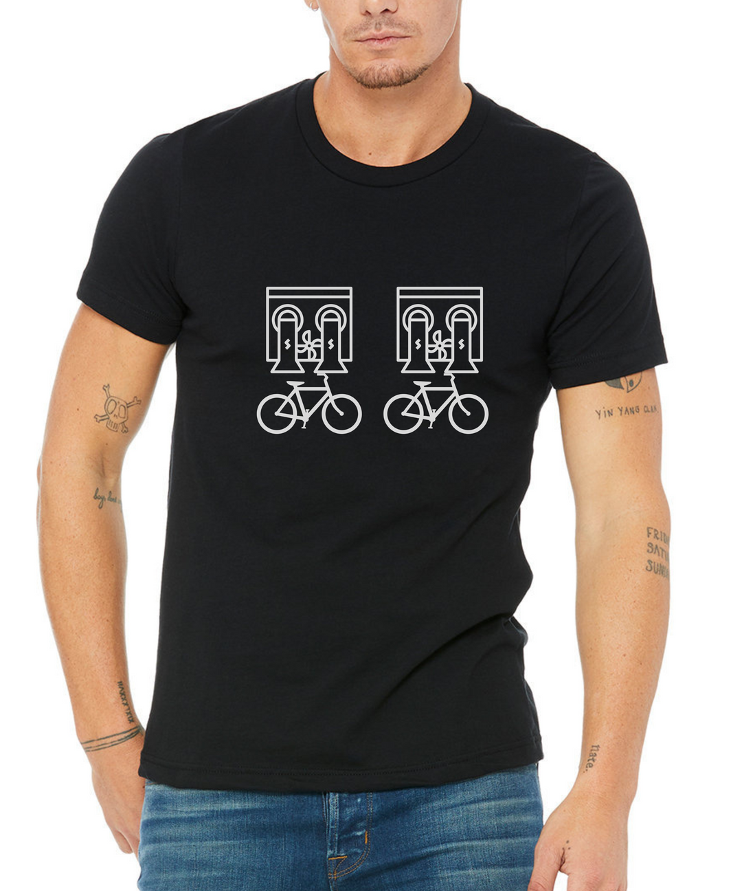 Dikes On Bikes Unisex Men Women T-Shirt