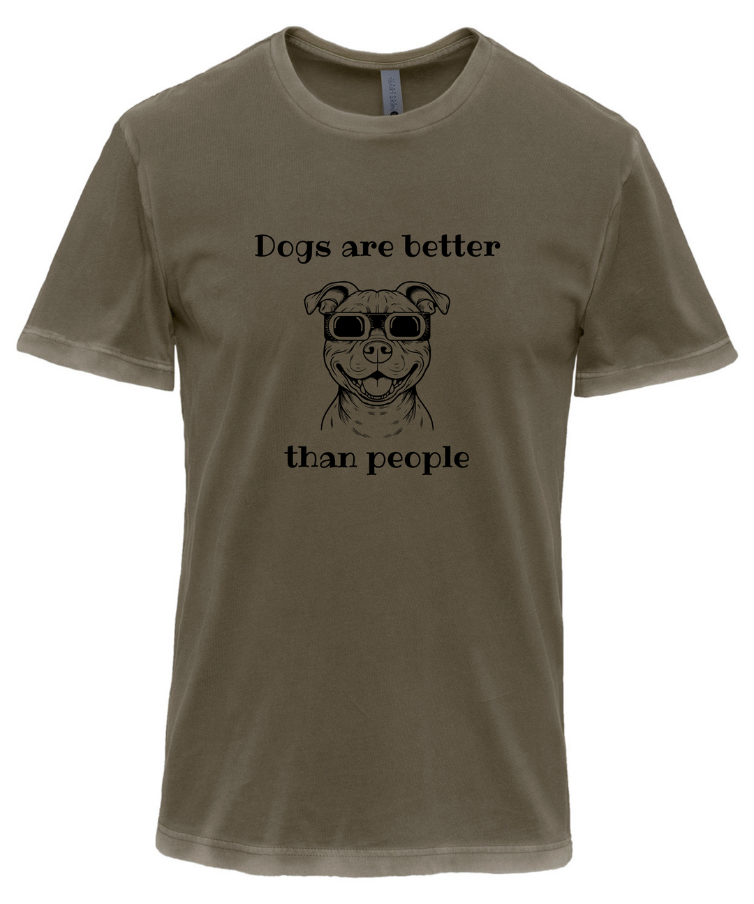 Dogs Are Better Than People Unisex Men Women T-Shirt