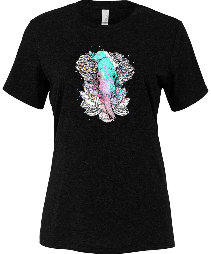 Elephant Art Unisex Men Women T-Shirt