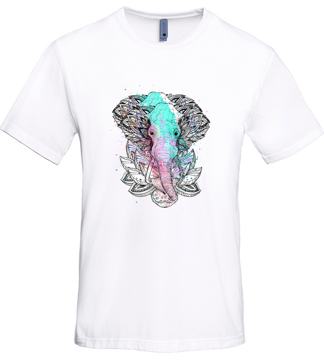 Elephant Art Unisex Men Women T-Shirt