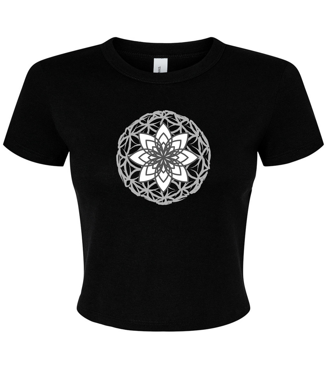 Flower of Life Ladies Crop Top