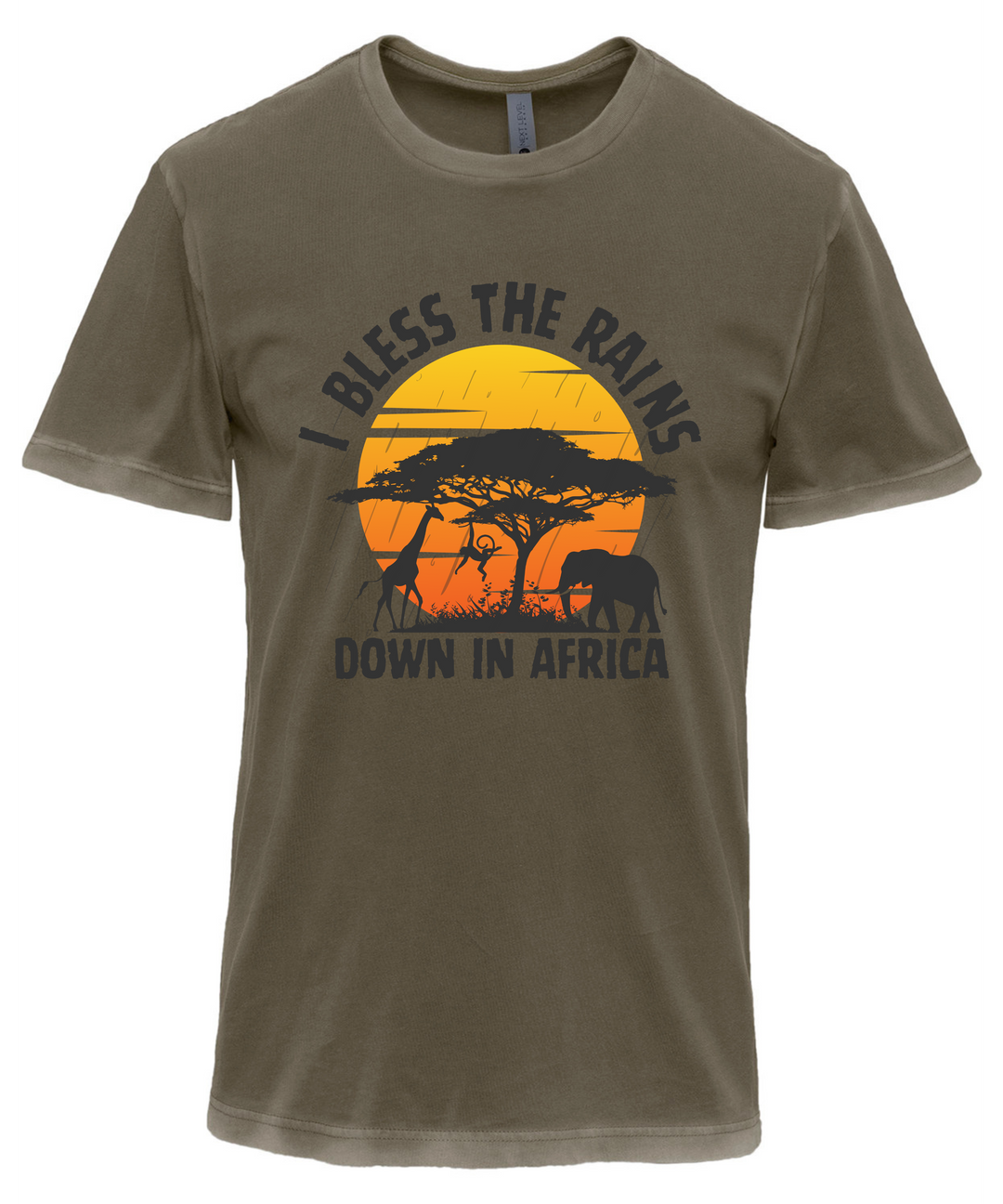 I Bless The Rains Down In Africa Unisex Men Women T-Shirt