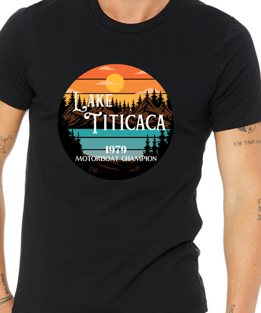 Lake Titicaca Motorboat Champion Unisex T-Shirt