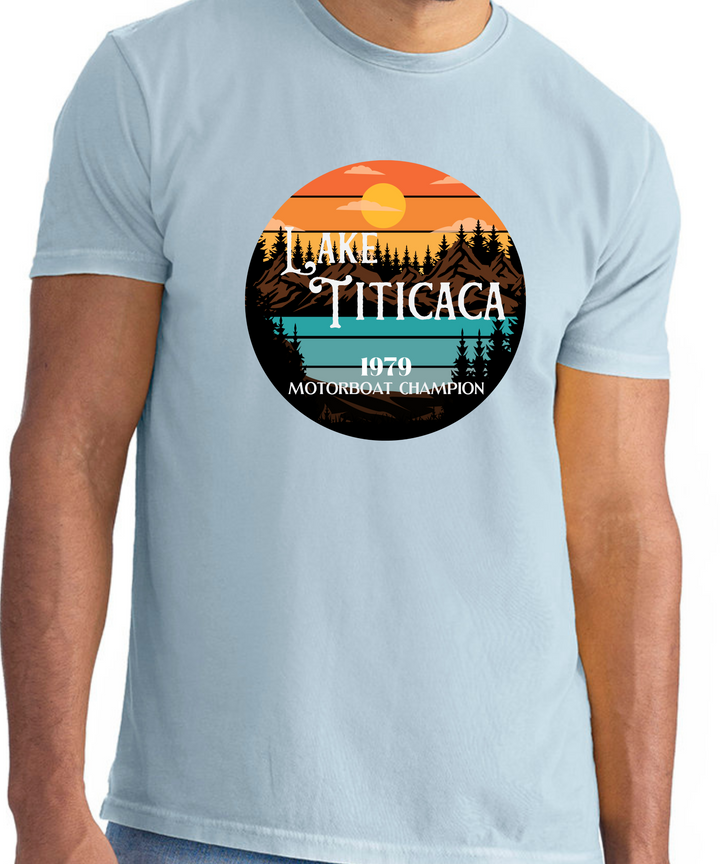 Lake Titicaca Motorboat Champion Unisex T-Shirt