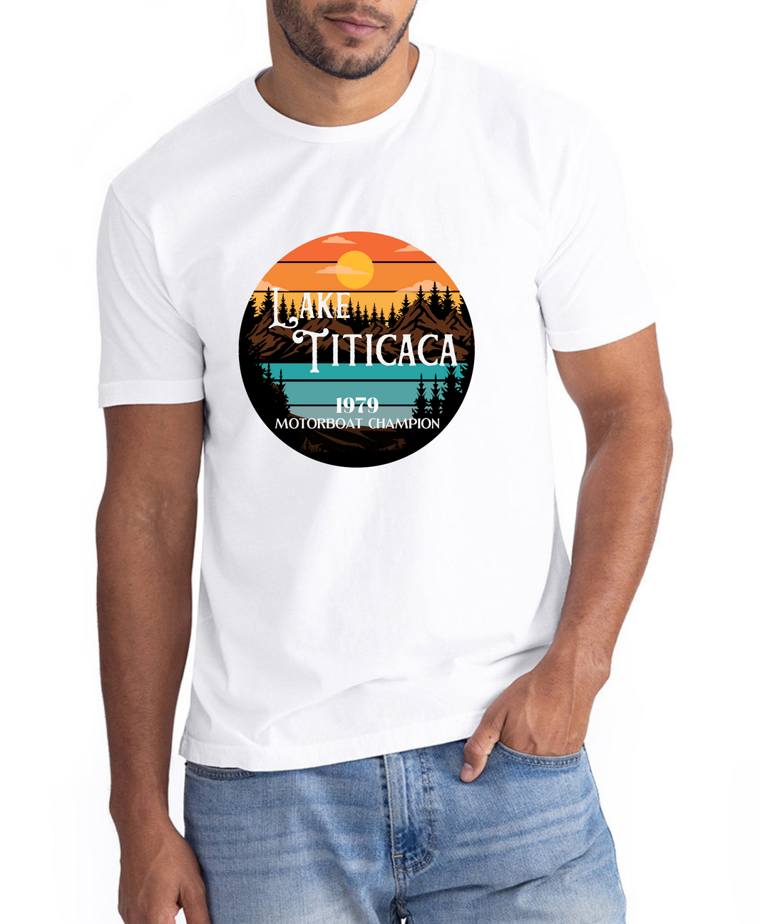 Lake Titicaca Motorboat Champion Unisex T-Shirt