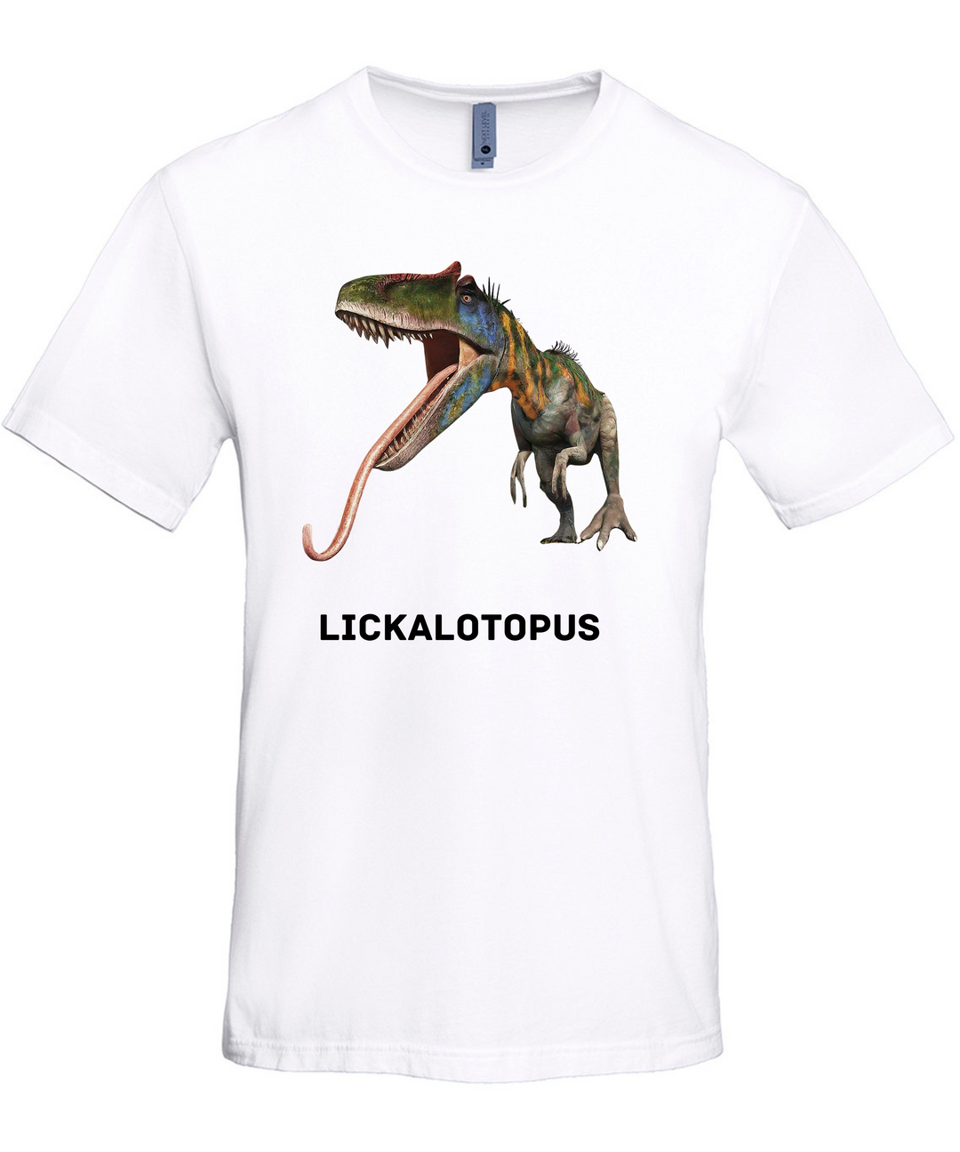 Lickalotopus Dino Unisex Women Men T-Shirt