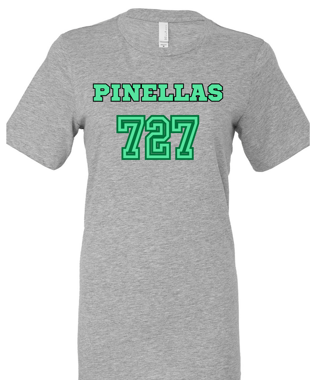 Pinellas Area Code 727 Unisex Men Women T-Shirt