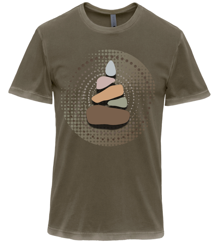 Stacking Rocks Zen Women Men Unisex T-Shirt