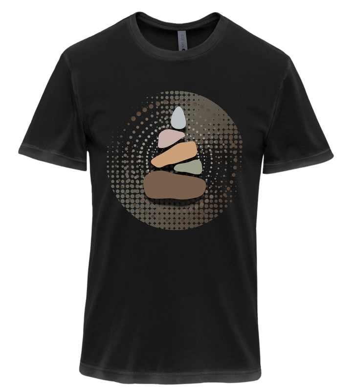 Stacking Rocks Zen Women Men Unisex T-Shirt