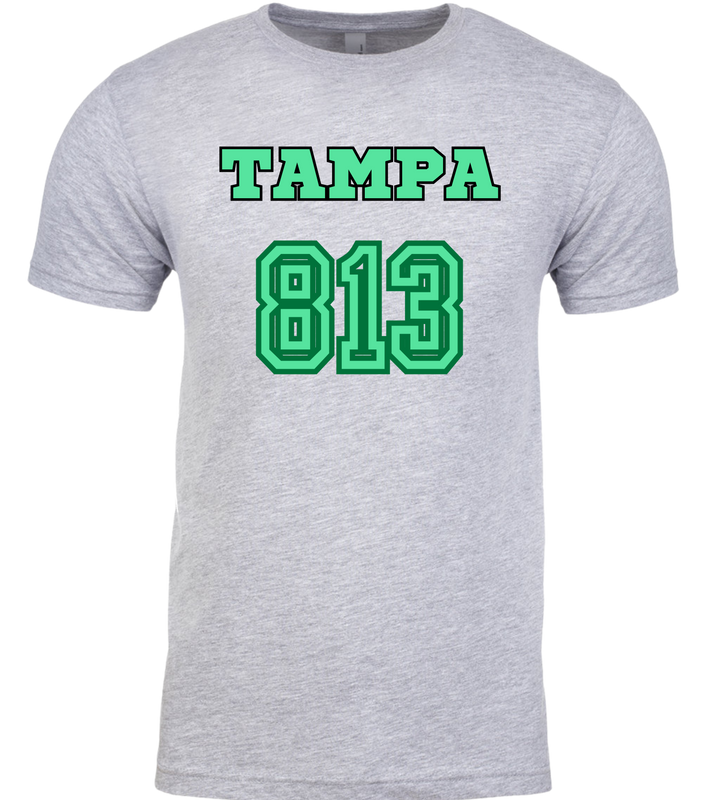 Tampa Area Code 813 Unisex Men Women T-Shirt