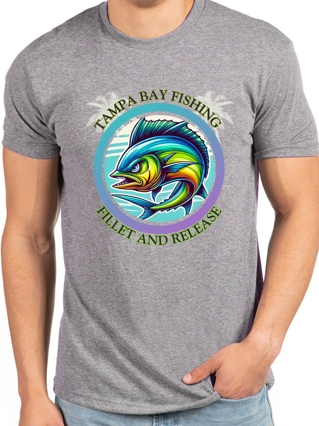 Tampa Bay Fishing Fillet and Release Unisex Women Men T-Shirt