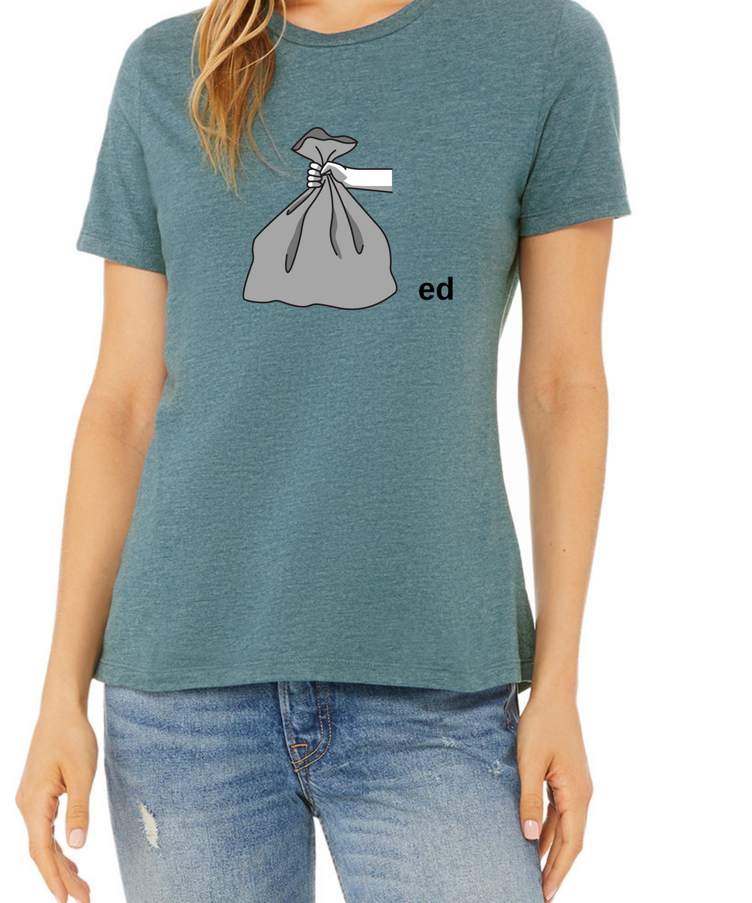 Trashed Ladies Cut Relaxed Fit T-Shirt