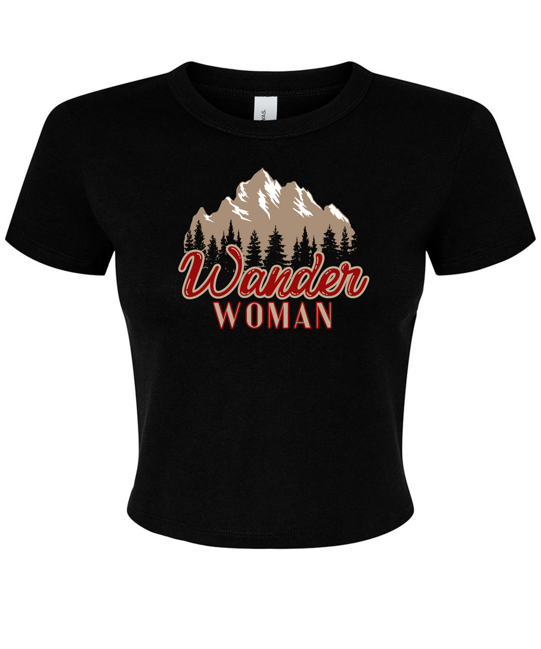 Wander Woman Ladies Crop Top