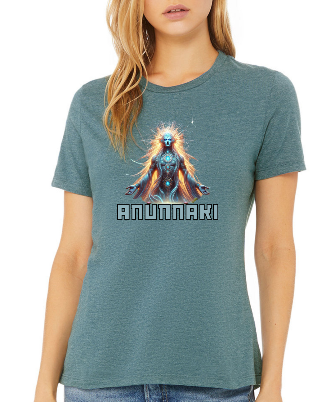 Anunnaki Ladies Cut Relaxed Fit T-Shirt