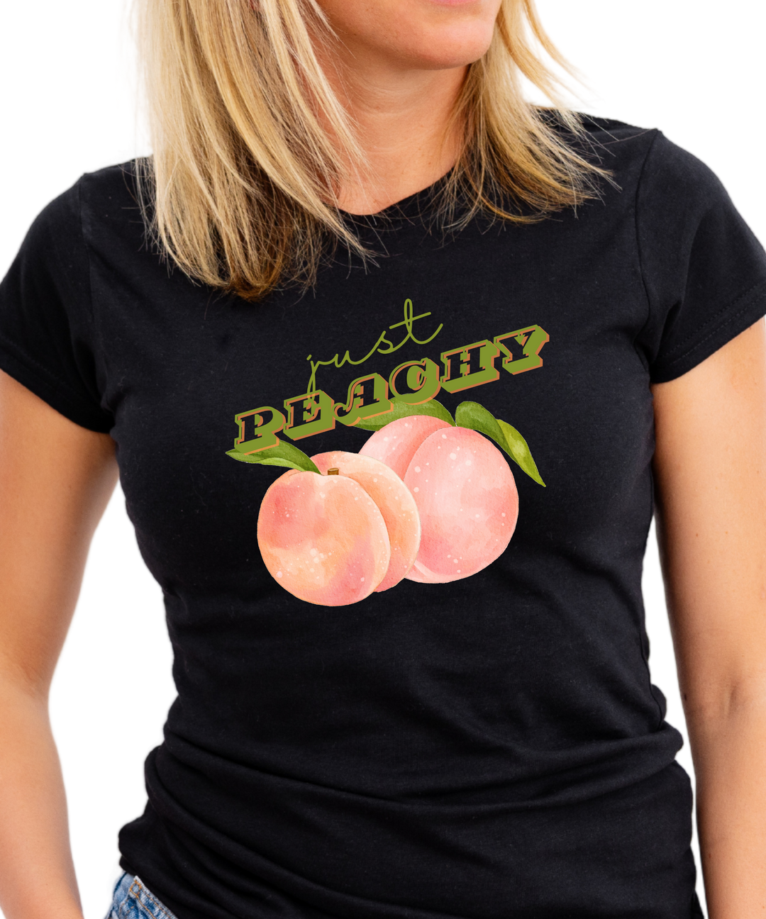 Just Peachy Ladies Cut Relaxed Fit T-Shirt