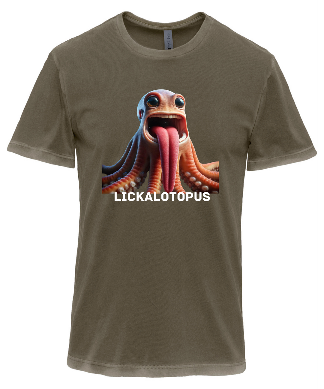 Lickalotopus Octopus Unisex Women Men T-Shirt