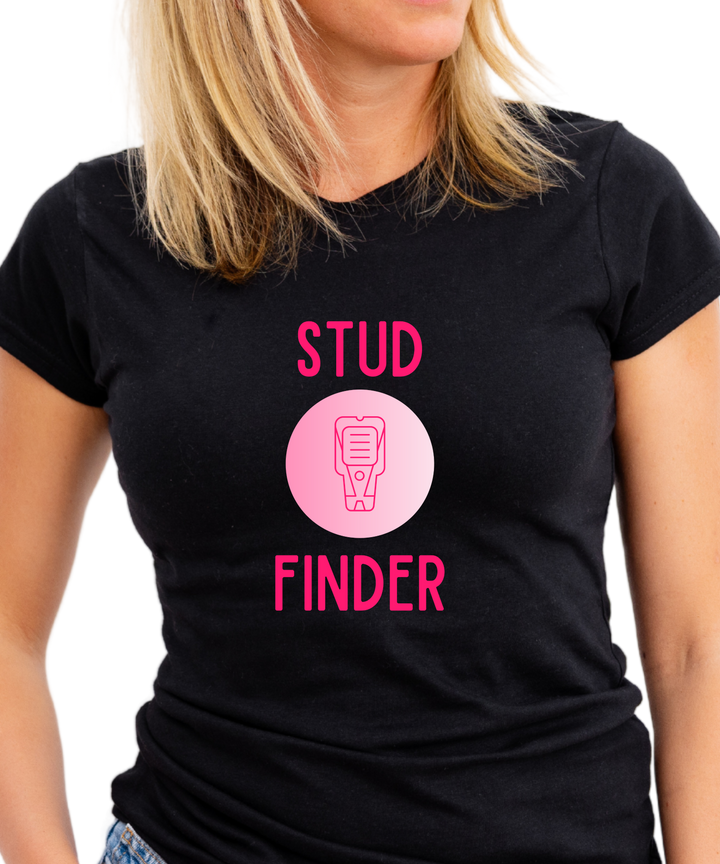 Stud Finder Ladies Cut Relaxed Fit  T-Shirt