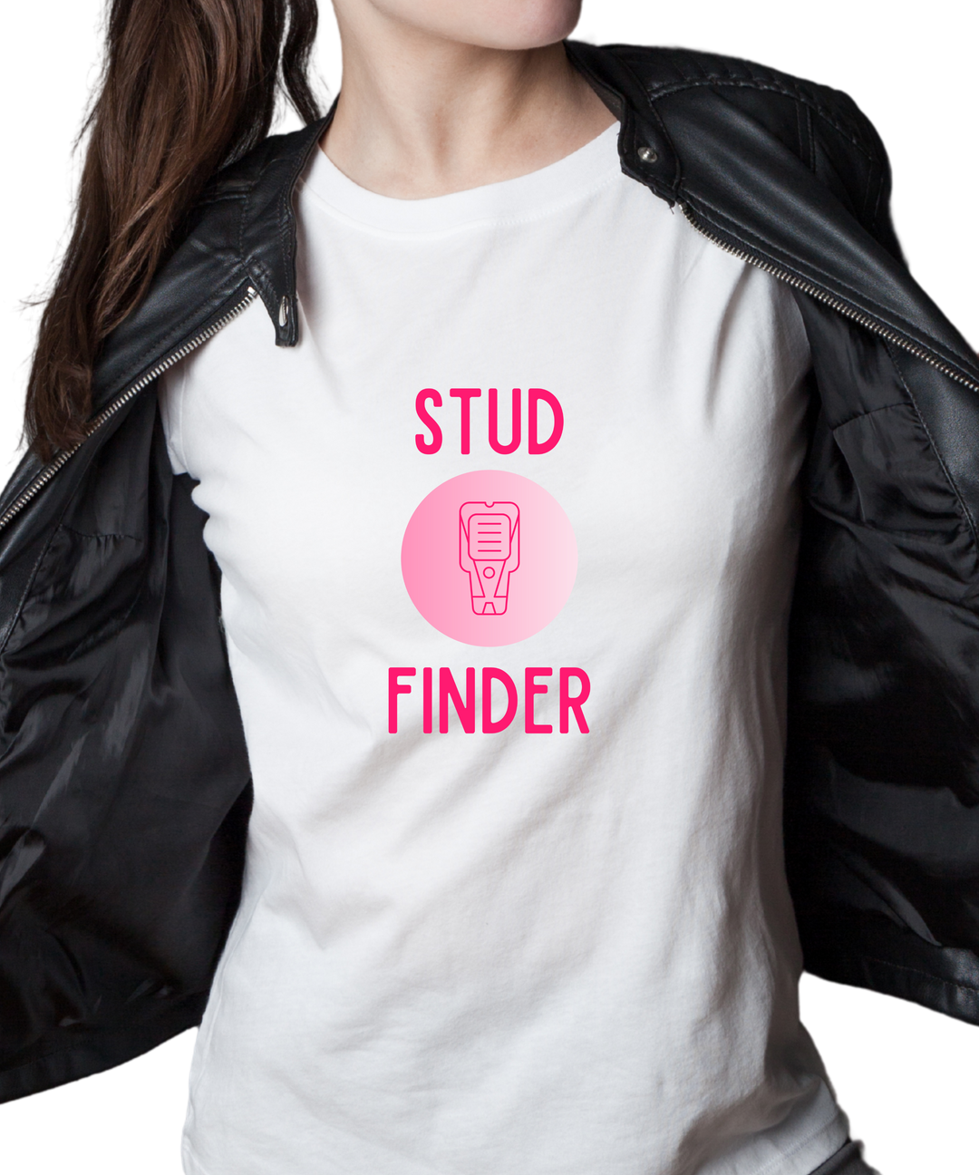 Stud Finder Ladies Cut Relaxed Fit  T-Shirt