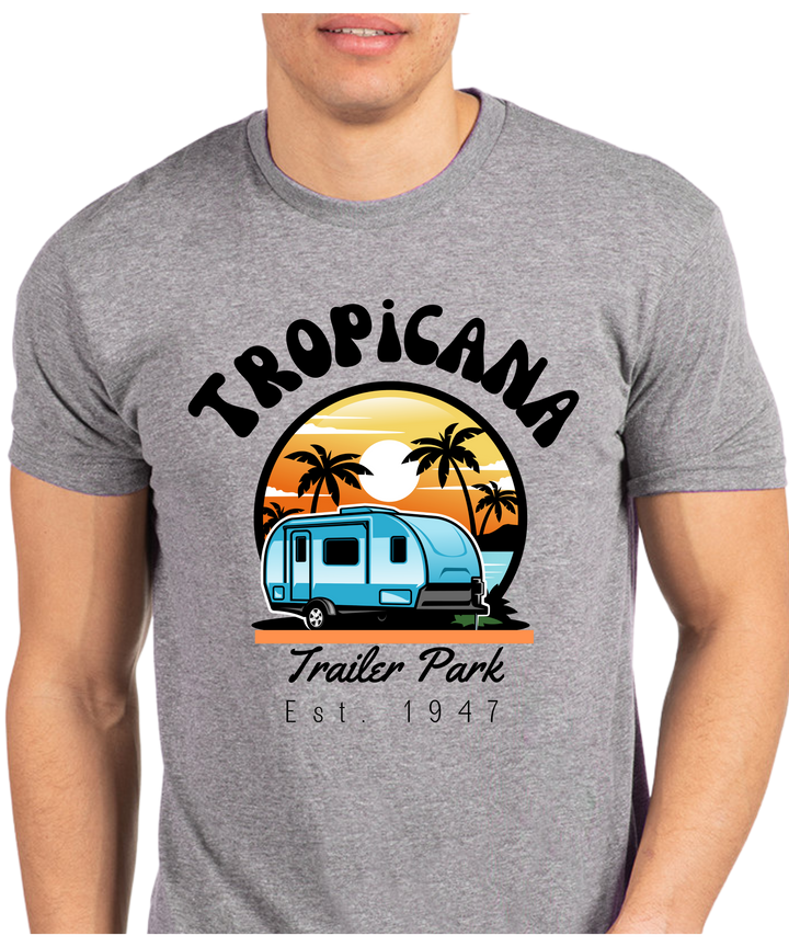 Tropicana Trailer Park Unisex Men Women T-Shirt