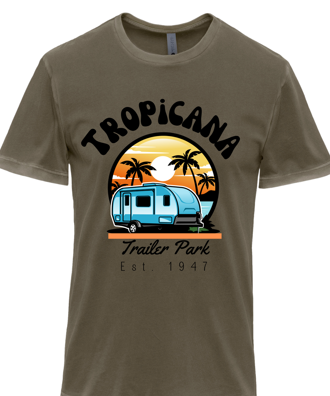 Tropicana Trailer Park Unisex Men Women T-Shirt