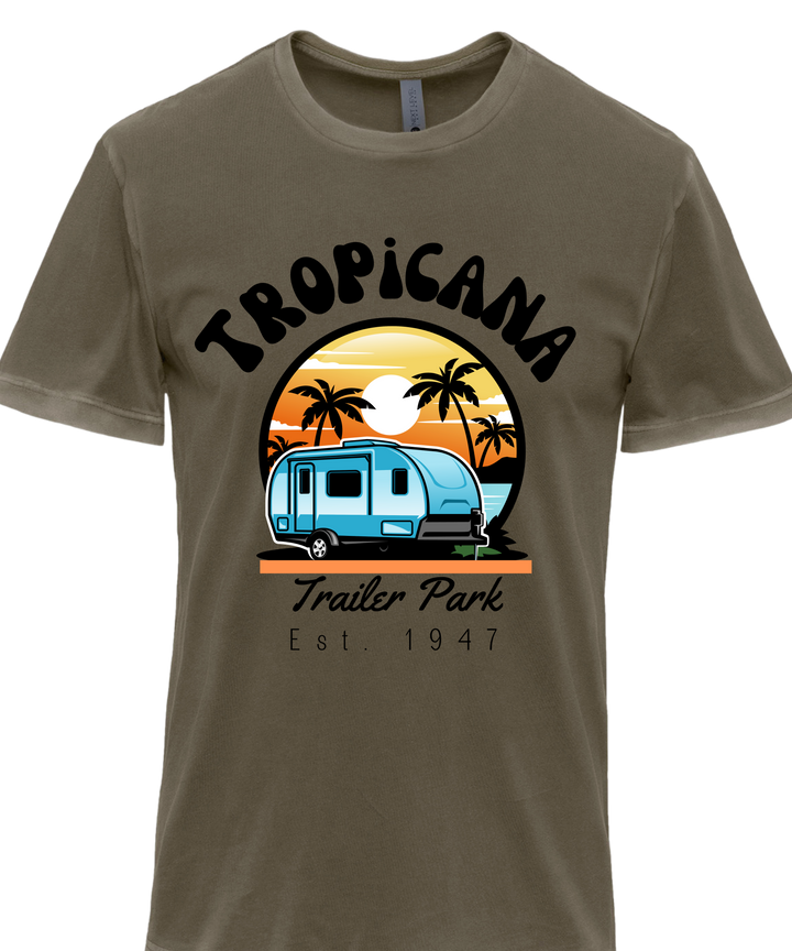 Tropicana Trailer Park Unisex Men Women T-Shirt