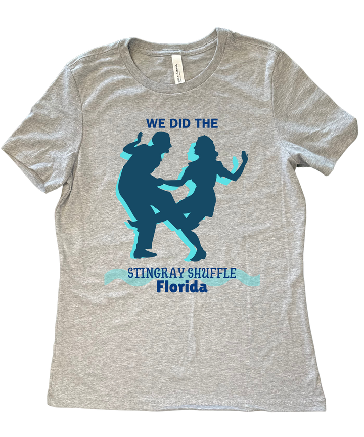 We Did the Stingray Shuffle Florida Ladies Cut Relaxed Fit T-Shirt